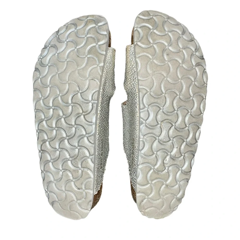 Birkenstock RARE Arizona Lux Ombre Pearl Sandals 8-8.5 (39) - Picture 5 of 6